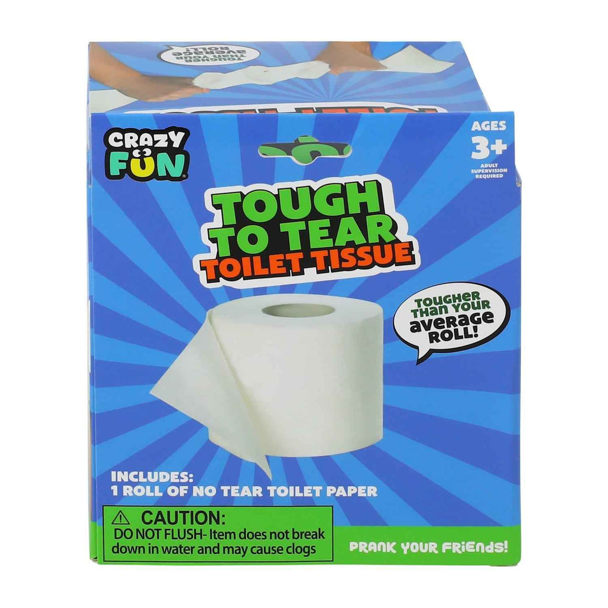 Tough To Tear Toilet Tissue Prank Toy