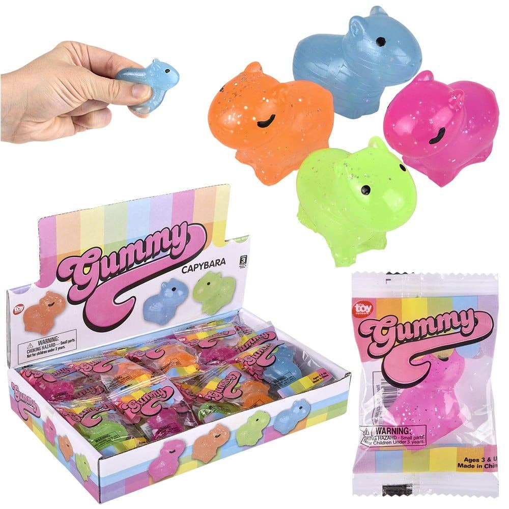 Gummy Capybara Character Squishy