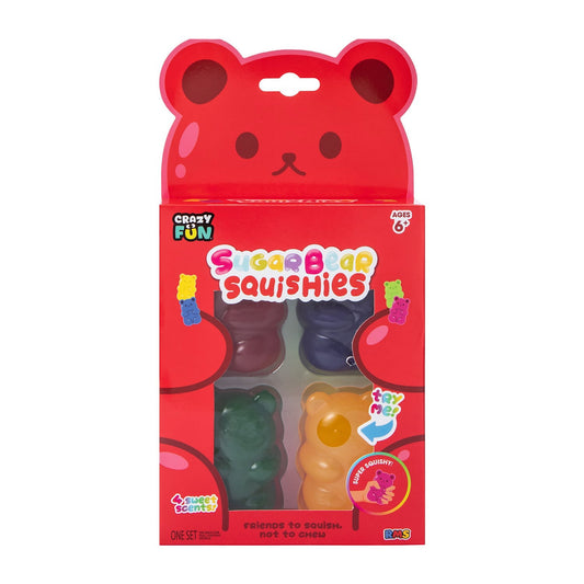 Crazy Fun Sugar Bear Squishies Set 4-Pack	 Crazy Fun Sugar Bear Squishies Set 4-Pack