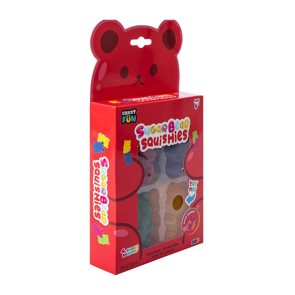 Crazy Fun Sugar Bear Squishies Set 4-Pack	 Crazy Fun Sugar Bear Squishies Set 4-Pack