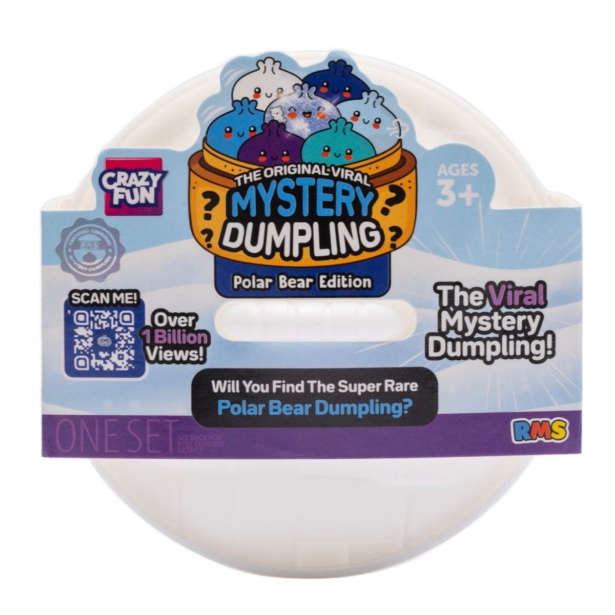 Mystery Dumpling Polar Bear Edition Sensory Fidget Toy
